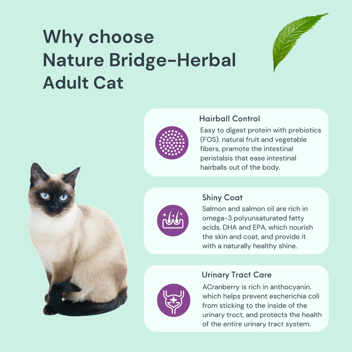 NatureBridge Herbal Complete Food for Adult Cat